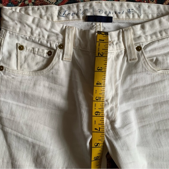 Vintage Levi’s matchstick Capital E white jeans sz 28 - Picture 9 of 12